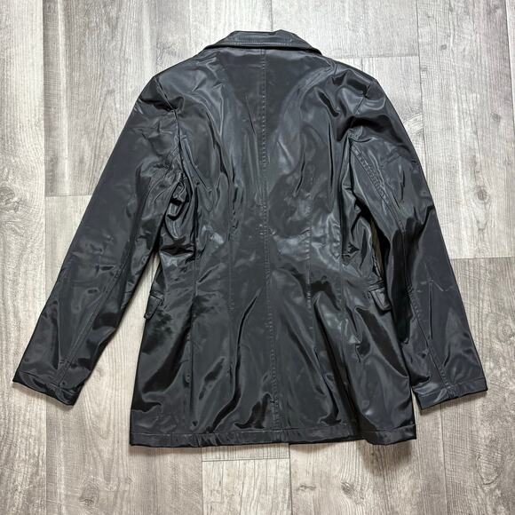 Vintage Y2K Rampage Outerwear Vintage Women’s Nylon Shiny Jacket size medium - Picture 3 of 4